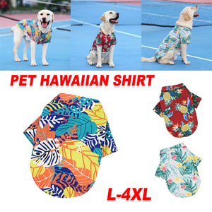 Pet Clothes Cat Dog Spring Summer Dog Hawaiian Shirt