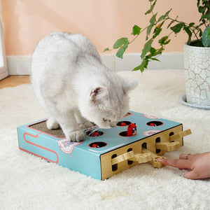 Multifunctional Interactive Cat Toys Corrugated Scratch Board for Cats