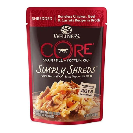 Wellness CORE Simply Shreds Shredded Chicken & Beef Wet Dog Food