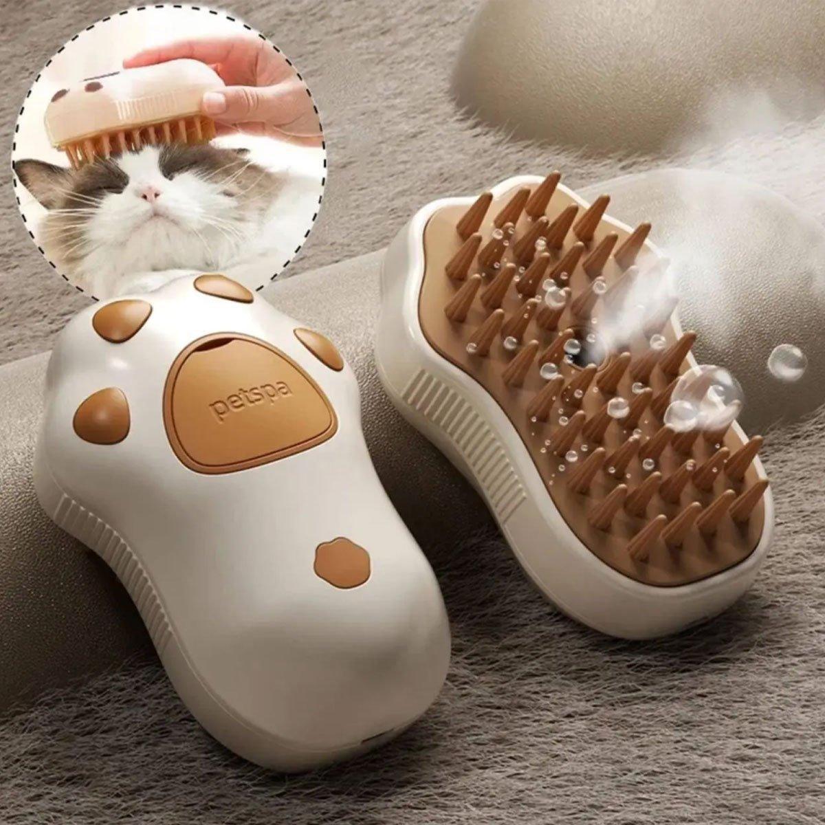 Cross-border Electric Whale One-button Spray Brush Cleaning Hair Removal Comb