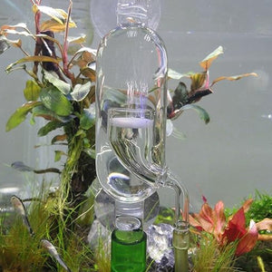 CO2 Carbon Dioxide Refiner for Fish Tank Aquarium with Trumpet Water