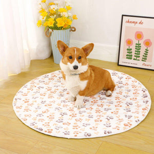 Round Waterproof Dog Pad Breathable & Non-Slip for Pets