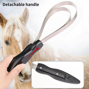 Horses Serrated Horses Sweat Scraping Iron Sweat Scraping Horses Water Scraping Itching Appliance