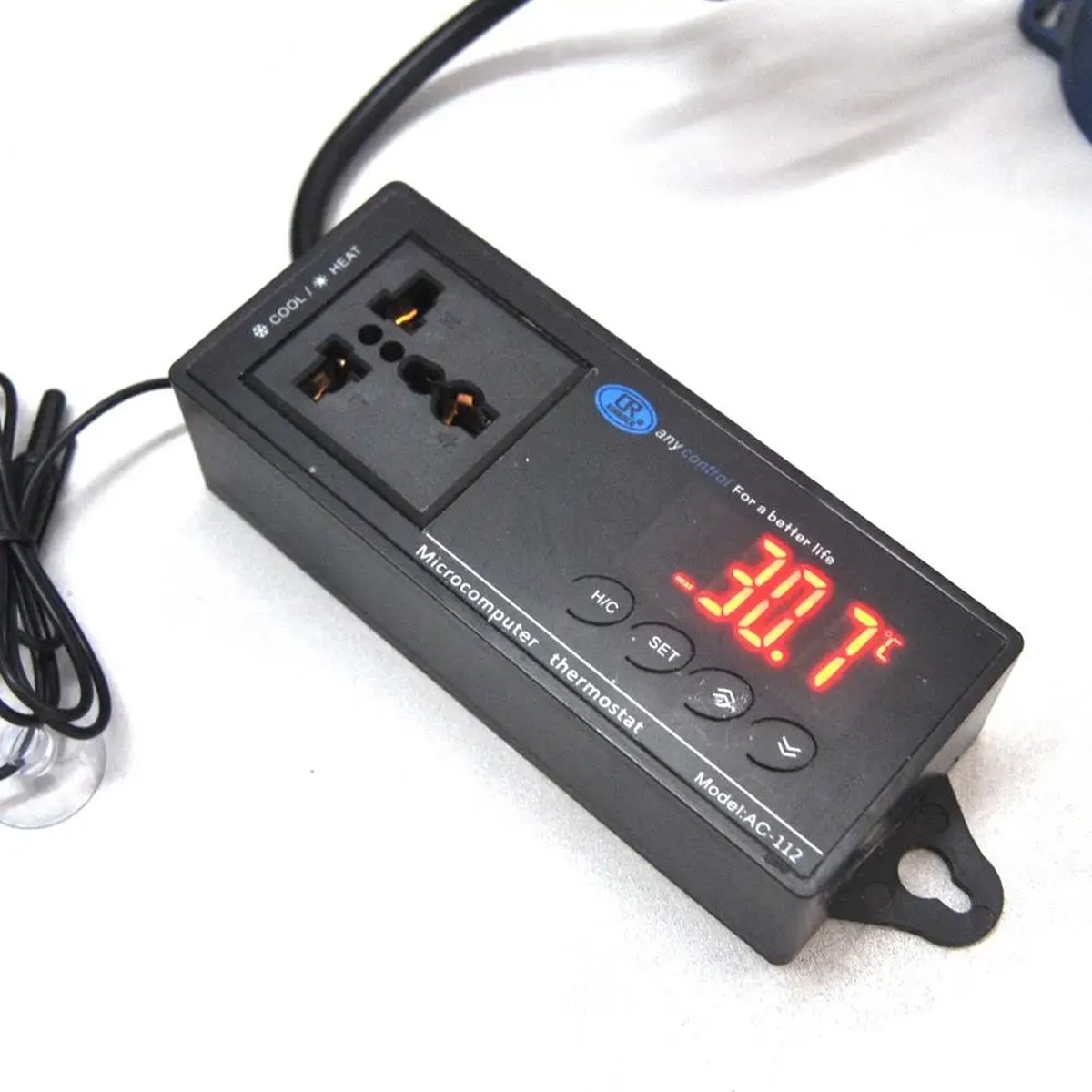 Aquarium Reptile Pet Thermostat Electronic Temperature Controller Power Strip