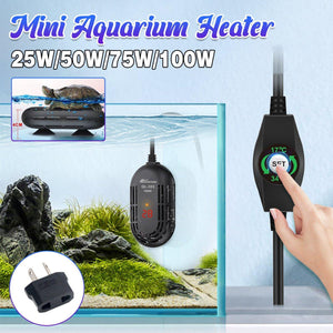 Compact Submersible Aquarium Heater - Precision Temperature Control