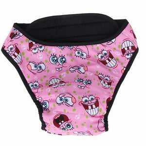 Washable Female Pet Dog Cat Nappy Diaper Physiological Pants Panties Underwear