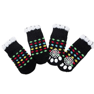 Dog Socks Non-Slip Grip Slip Anti-Skid S M L - Puppy Cat Pet Shoes Slippers