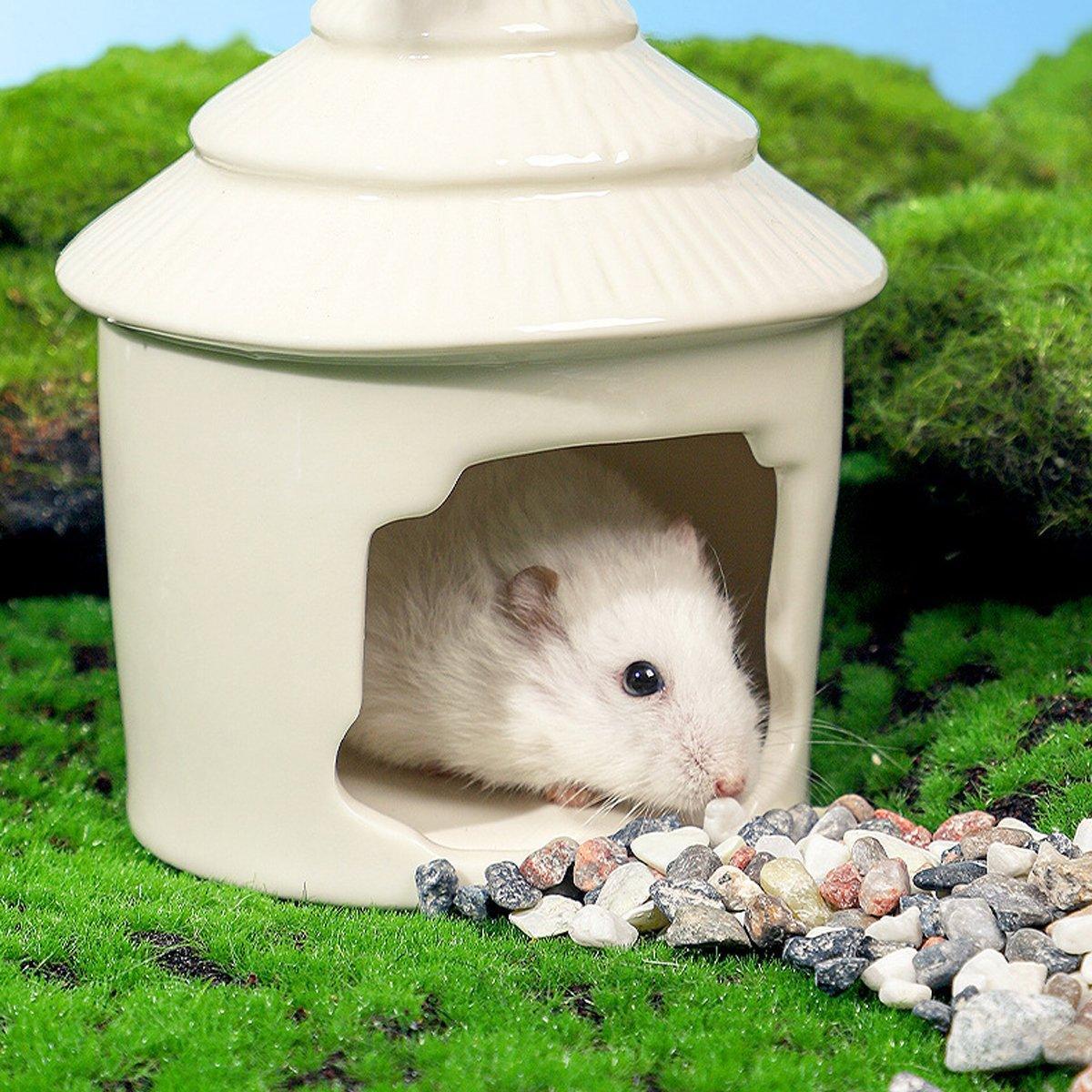 Cooling Ceramic Hamster House Hideout for Small Pets