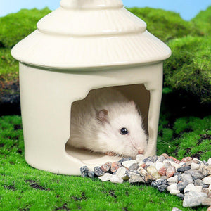 Cooling Ceramic Hamster House Hideout for Small Pets