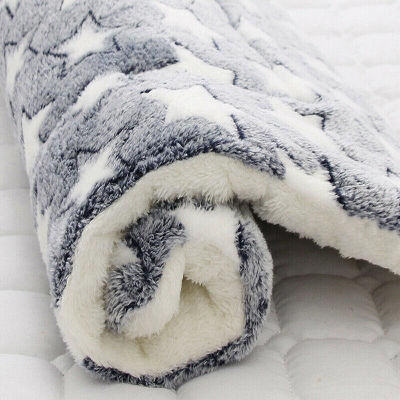 Puppy Dog Cat Cushion Mattress Blanket Bed Soft Warm Pet Pad Winter Kennel House