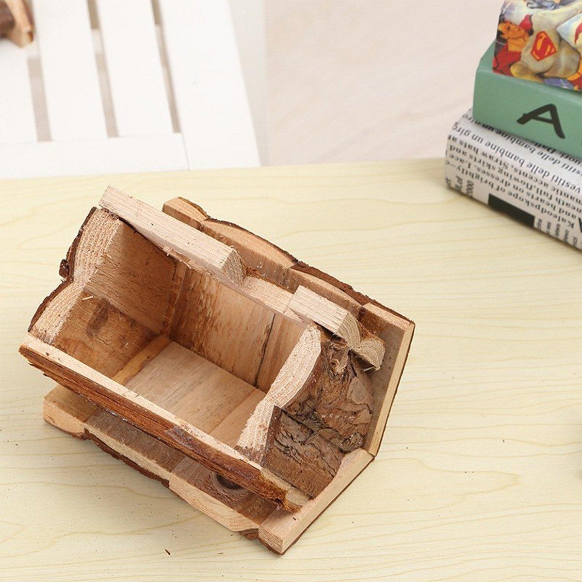 Natural Wood Hamster House S/L