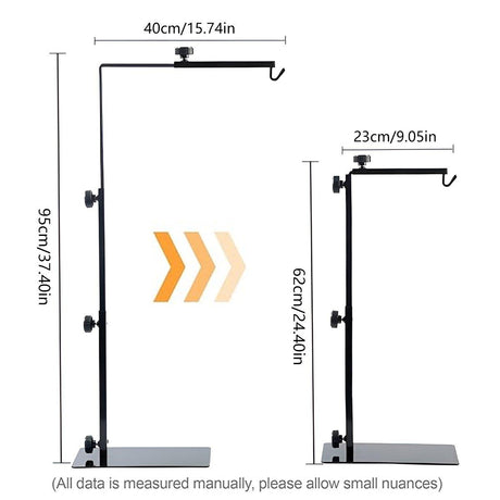 Adjustable Reptile Light Stand
