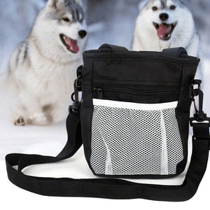 Dog Training Treat Pouch Black/Grey