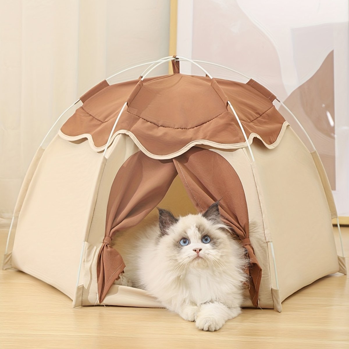 Cat Bed Tent Dog House Breathable Indoor Pet Bed