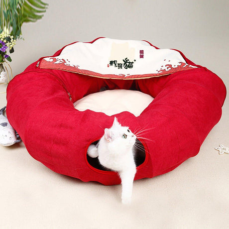 Multi-Functional Cat Tunnel Toy