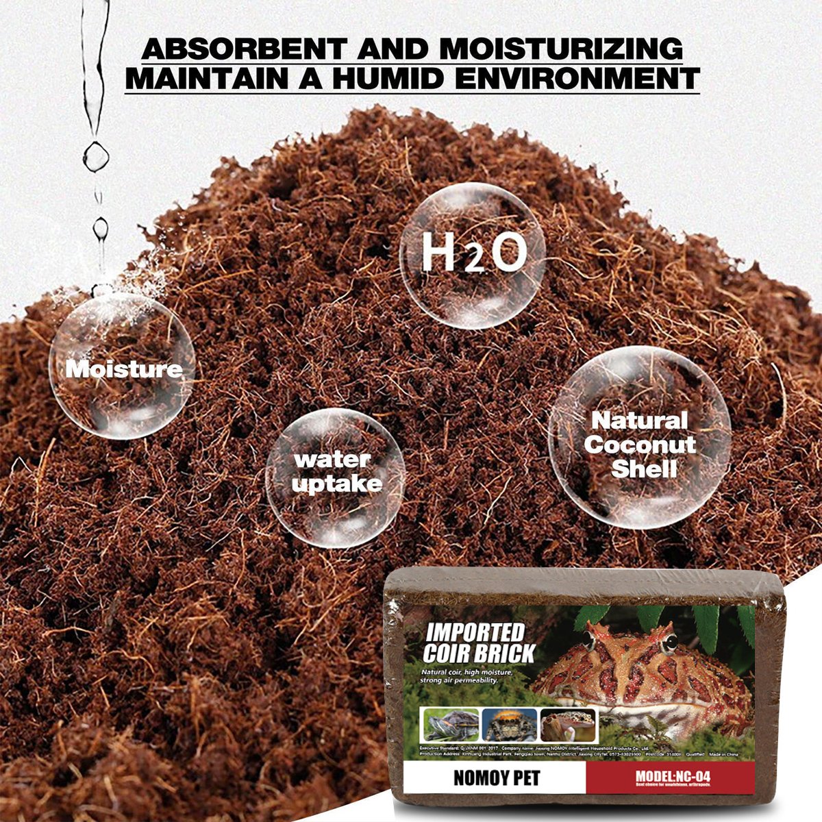 Coconut Soil Reptile Bedding