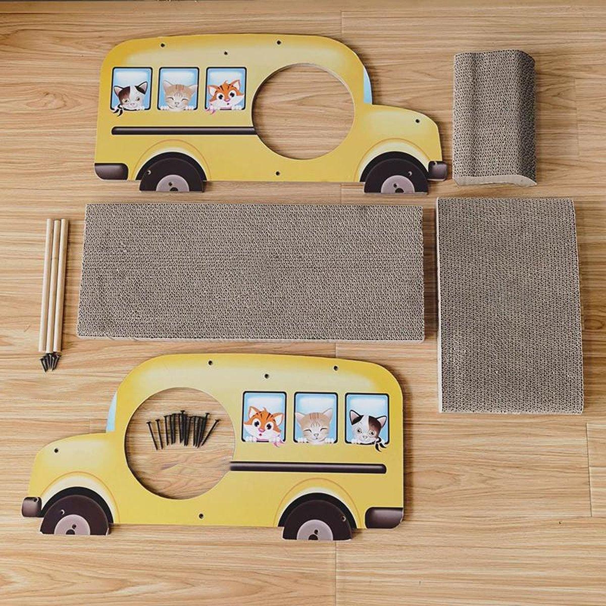 Interactive Car-Shaped Cat Scratching Board for Active Cats