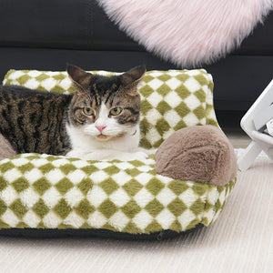 Orthopedic Cat Sofa Bed Supportive & Cozy Pet Couch for Cats & Dogs