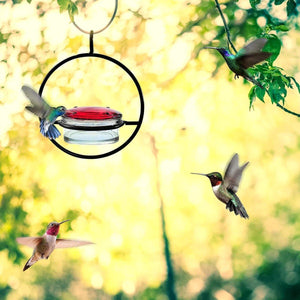 Metal Hummingbird Feeder Simple Design Durable Outdoor Garden Bird Water Feeder