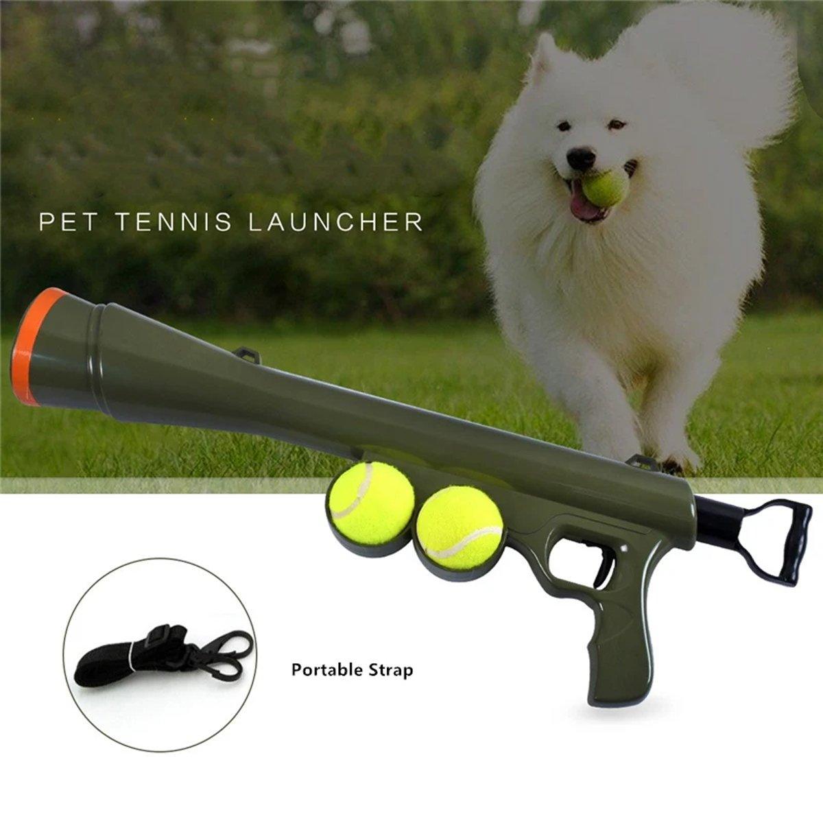 Interactive Pet Tennis Ball Launcher Toy