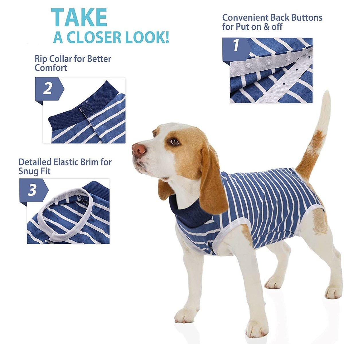 Dog Recovery Suit for Post-Surgery Breathable & Comfortable (S-XXL)