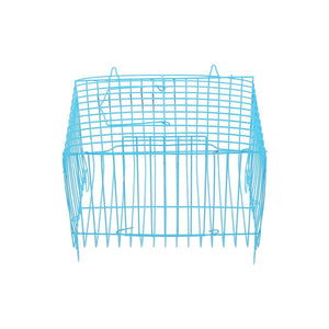 Wire Frame Small Pet Transport Cages Set Durable and Foldable 10 Pack