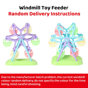 Interactive Ferris Wheel Snack Box Bird Toy Bird Feeder