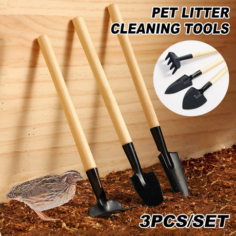 3pcs Chicken Cleaning Tools Manure Scoop Bedding Shovel Small Scooper Supplies