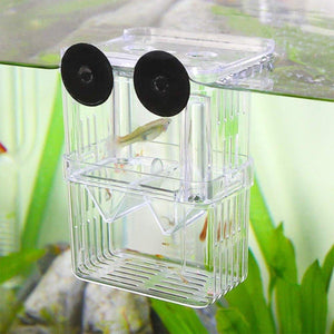 Guppy Breeding Aquarium Fish Tank Hatchery Isolation Breeder Rearing Box