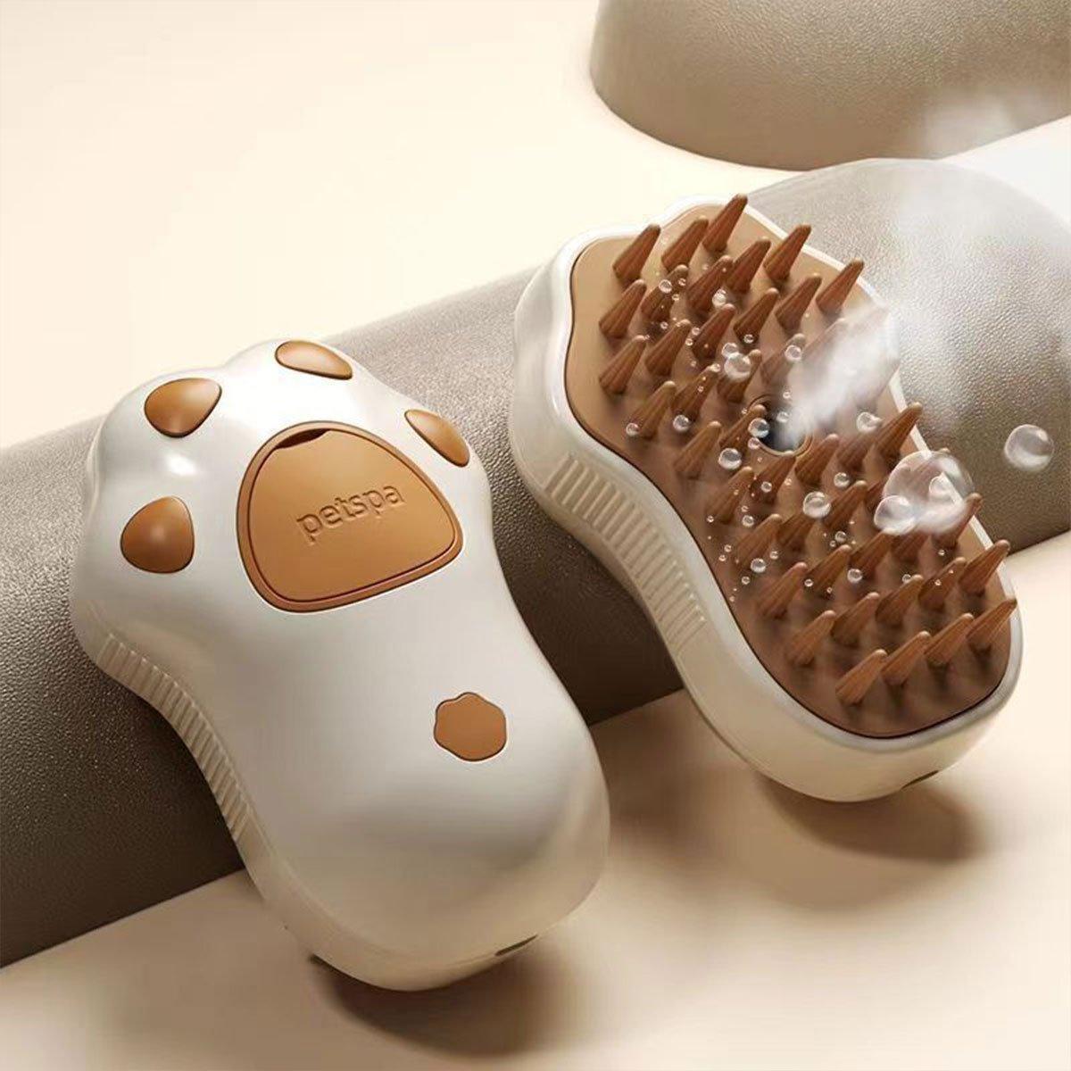 Cross-border Electric Whale One-button Spray Brush Cleaning Hair Removal Comb