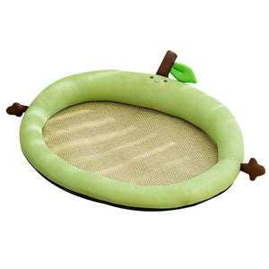 Summer Cartoon Dog Bed Breathable Pet Mat Summer Kennel