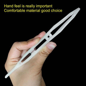 Luminous Tweezers 18cm Straight Feeding Tool For Reptile Tortoise Lizard Frog Spider