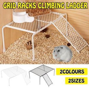 Metal Iron Chicken Feeding Ladder Grid Shelving Landscaping Platform Supplies