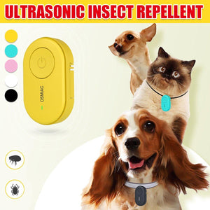 Ultrasonic Pet Insect Repellent Portable Flea & Tick Control Device for Pets