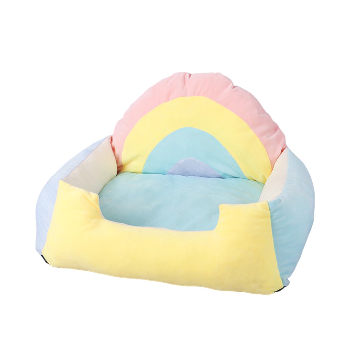 Rainbow Cat Sofa Semi-closed Four Seasons Cat Bed Mat Kennel Pet Supplies