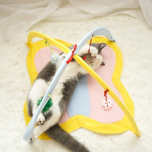 Pet Hammock Cat Breathable Fun Bell Toy Bed Cat Tent