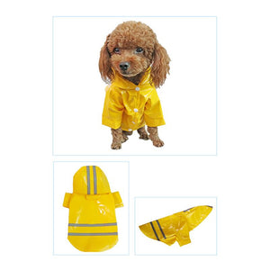 Outdoor Hoodies Jacket Waterproof Pet Dog Clothes Puppy Raincoat Rain Coat