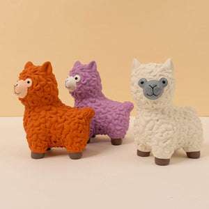 Pet Toy Latex Toy Sound Alpaca Bite Resistant Molars Cartoon Alpaca Dog Toy