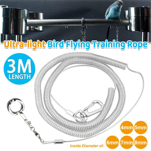 Parrot Release Rope Anklet with Alloy Fasteners Supplies Bird Lead