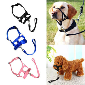 Dog Training Head Collar Halter Stop Pulling Training Tool Harness