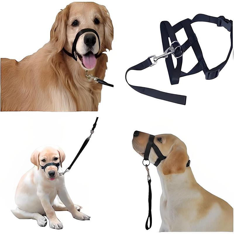 Dog Training Head Collar Halter Stop Pulling Training Tool Harness