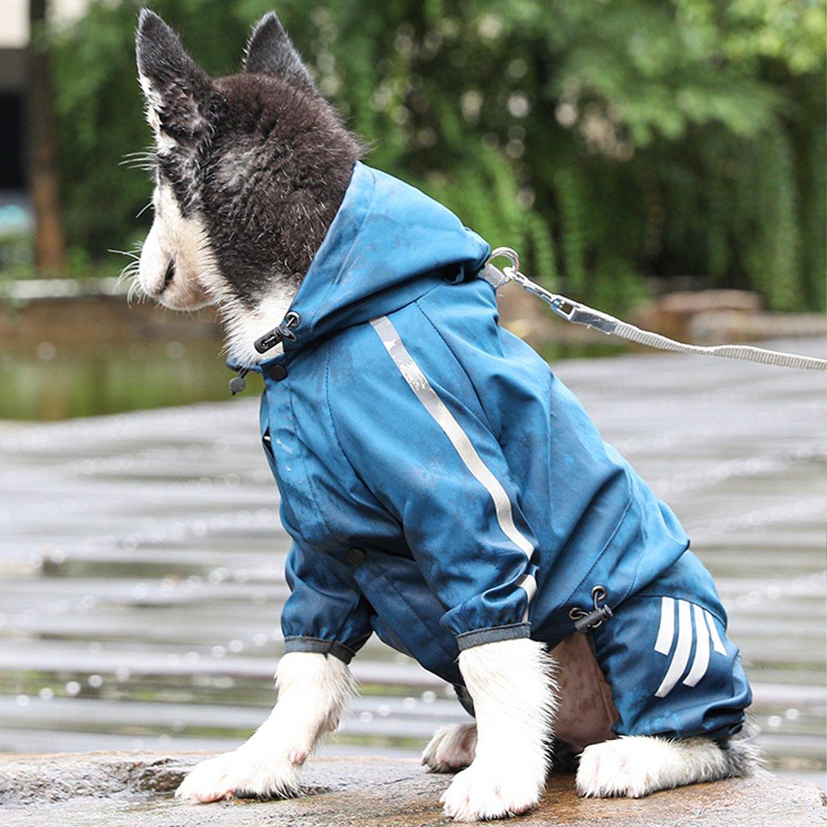 Waterproof Dog Raincoat for Small Medium Large Dogs