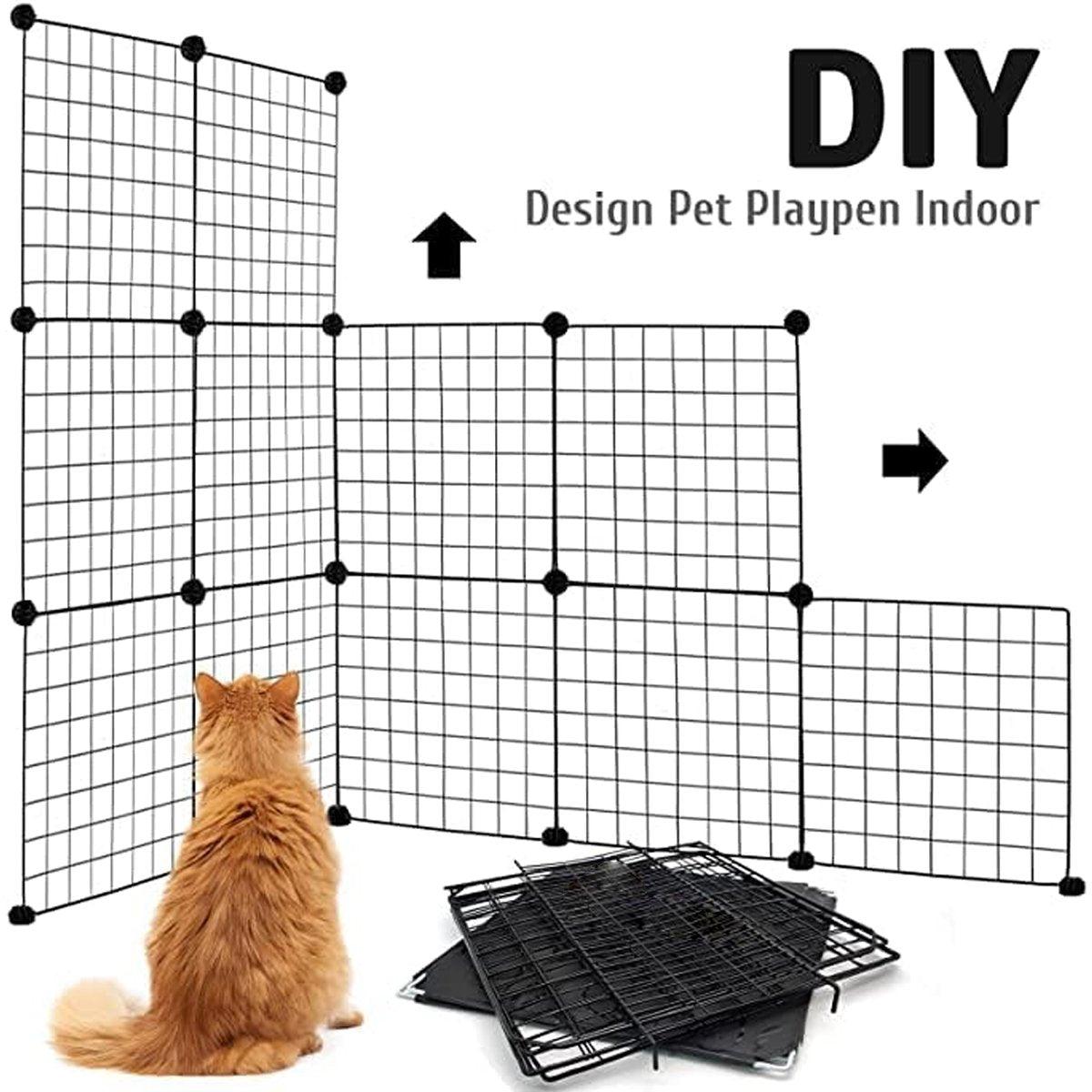 Versatile Metal Wire Yard Fence for Small Animals