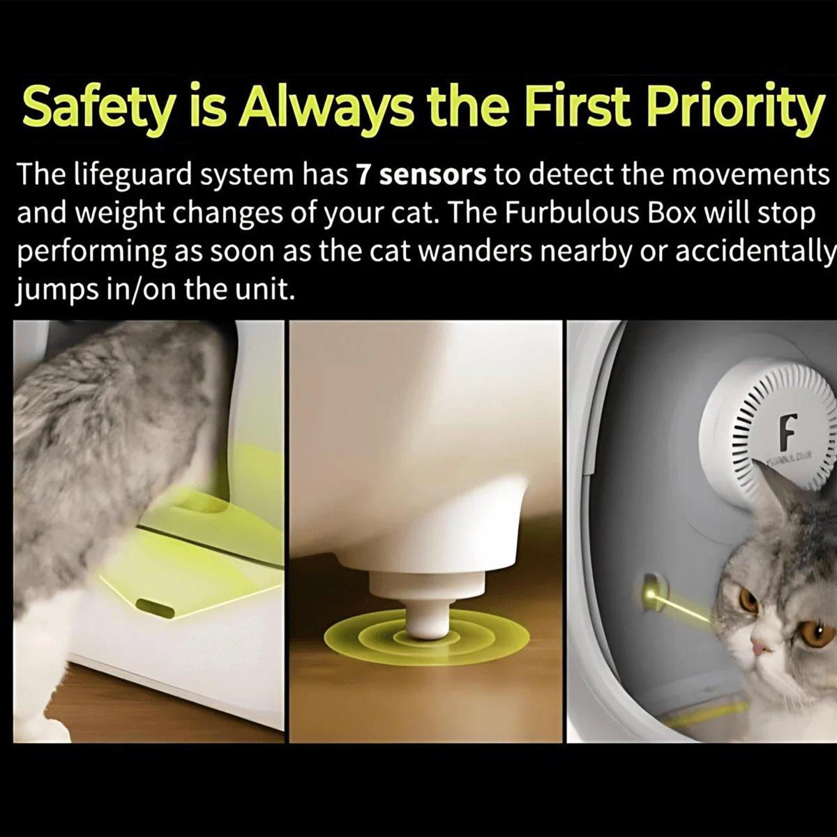 Furbulous Smart Cat Litter Box Automatic Self-Cleaning with App Control and Remote Monitoring