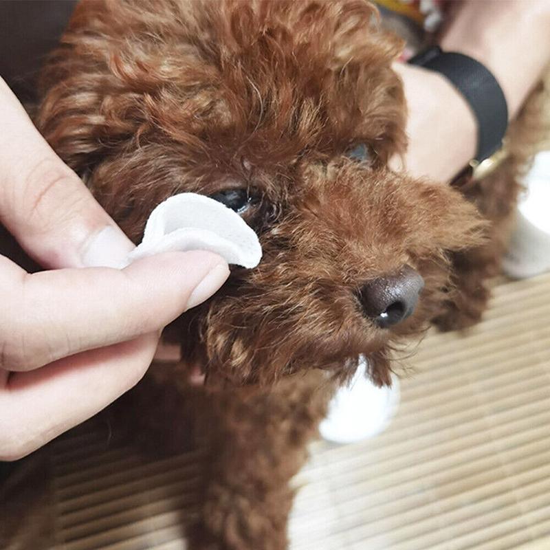 130pcs Pet Eye and Ear Cleaning Wipes Effective Dog and Cat Tear Stain Remover