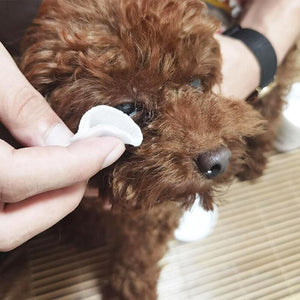 130pcs Pet Eye and Ear Cleaning Wipes Effective Dog and Cat Tear Stain Remover