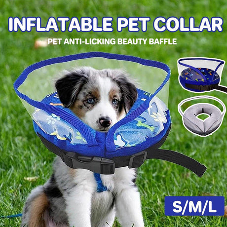 Soft Adjustable Dog Recovery Collar – Comfortable & Protective for Surgery Recovery