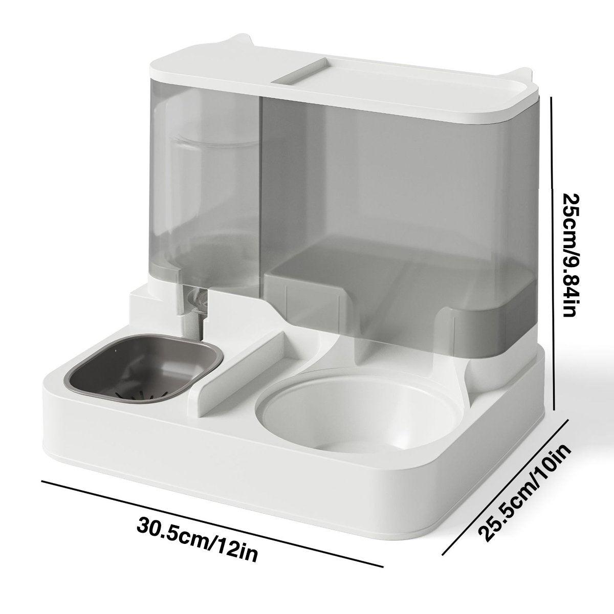 Automatic Cat Feeder & Water Dispenser Ergonomic Design for Comfort