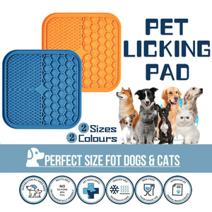 Silicone Pet Feeding Mat Slow Food Pads Dog Licking Pad Dispenser Plate