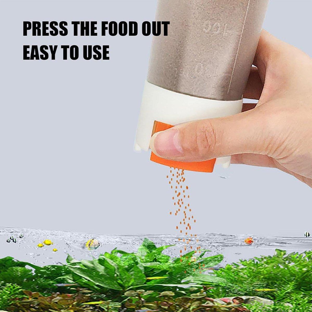 Fish Food Feeding Bottle Feed Sub-packaging Storage Moisture-proof